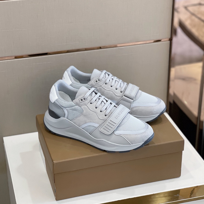 Burberry Vintage Check, Leather and Mesh Sneakers