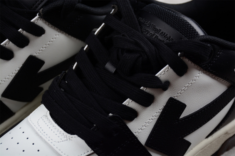 OFF-WHITE Out Of Office leather sneakers