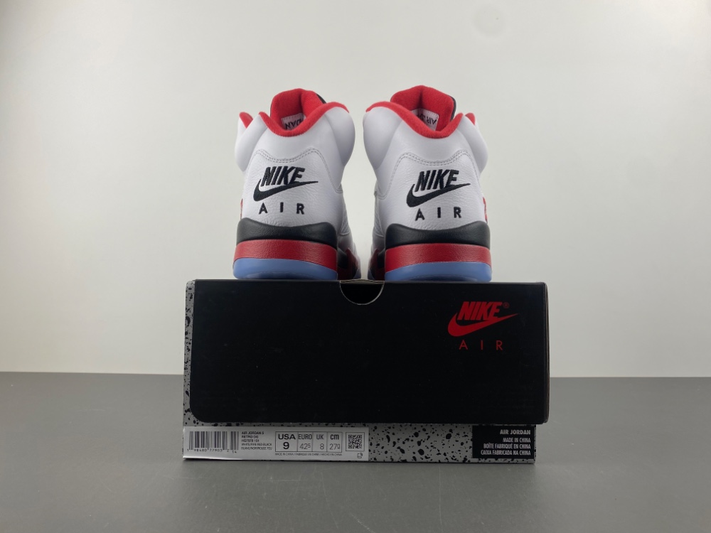 Air Jordan 5 “Fire Red Black Tongue”HQ7978-101