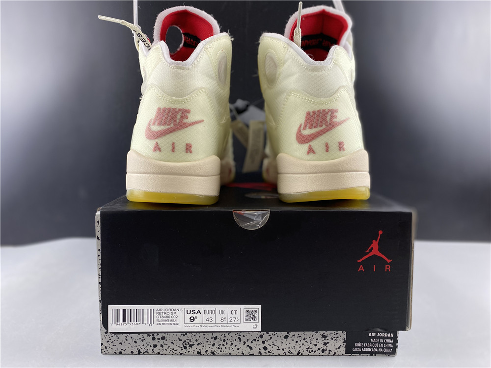 Air​ Jordan 5 x​off white AJ5 ow 3M CT8480-0020