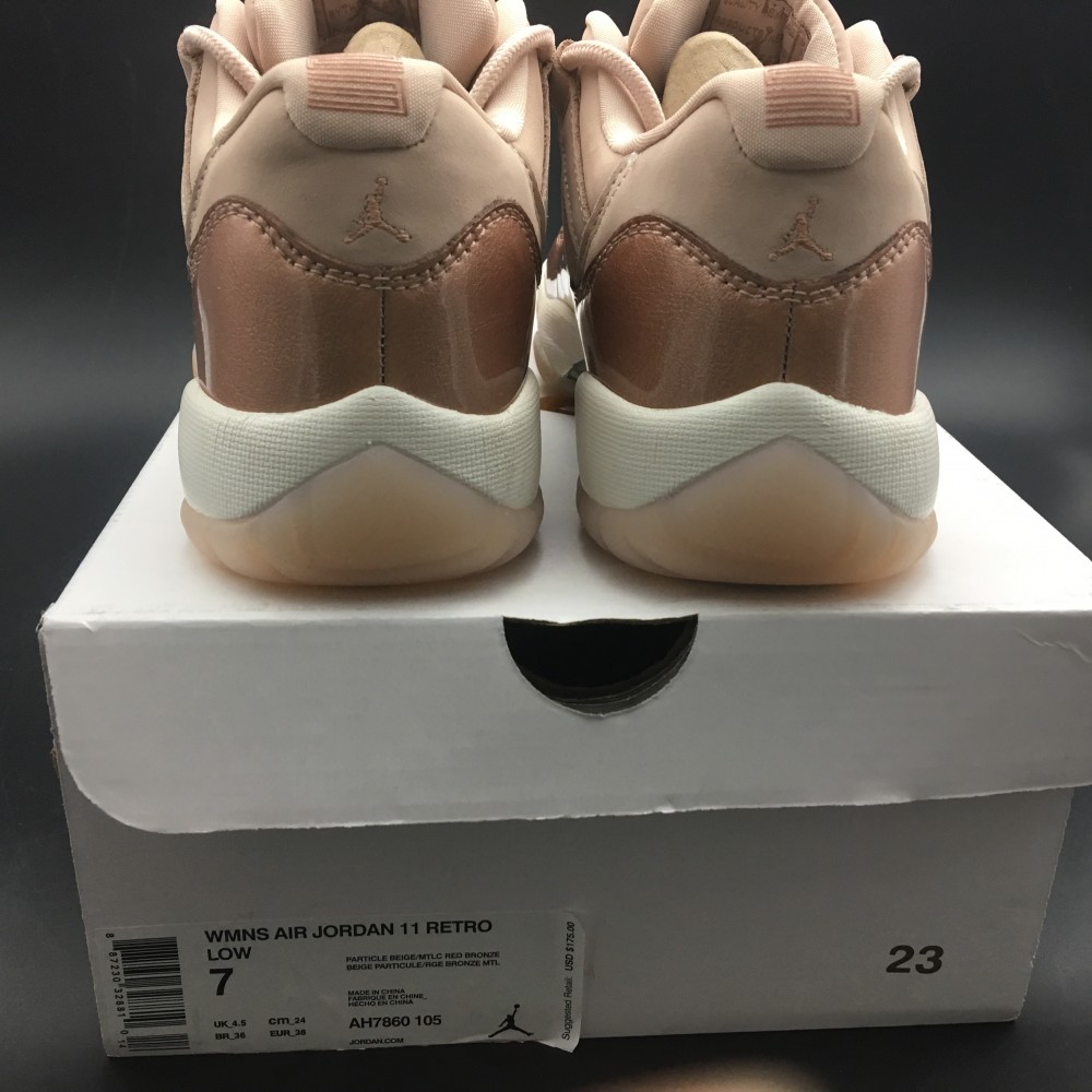Air Jordan 11 Low GS “Rose Gold”AH7860-105