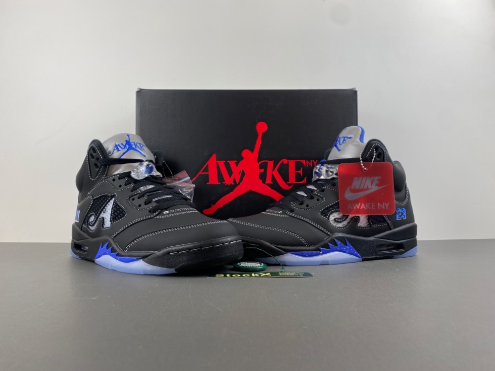 Awake NY x Air Jordan 5 “Racer Blue”DV4982-004