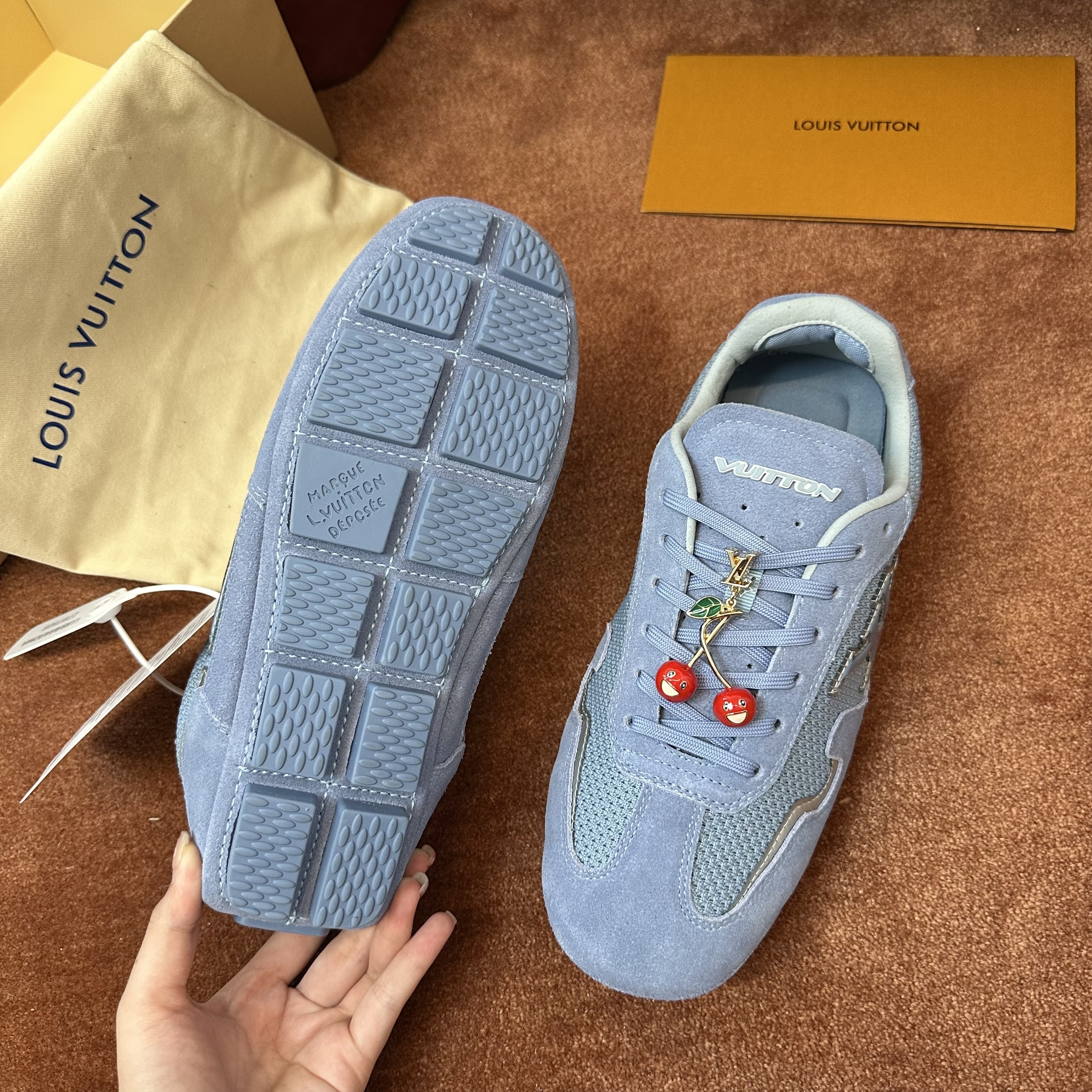 LV Footprint Soccer Sneaker