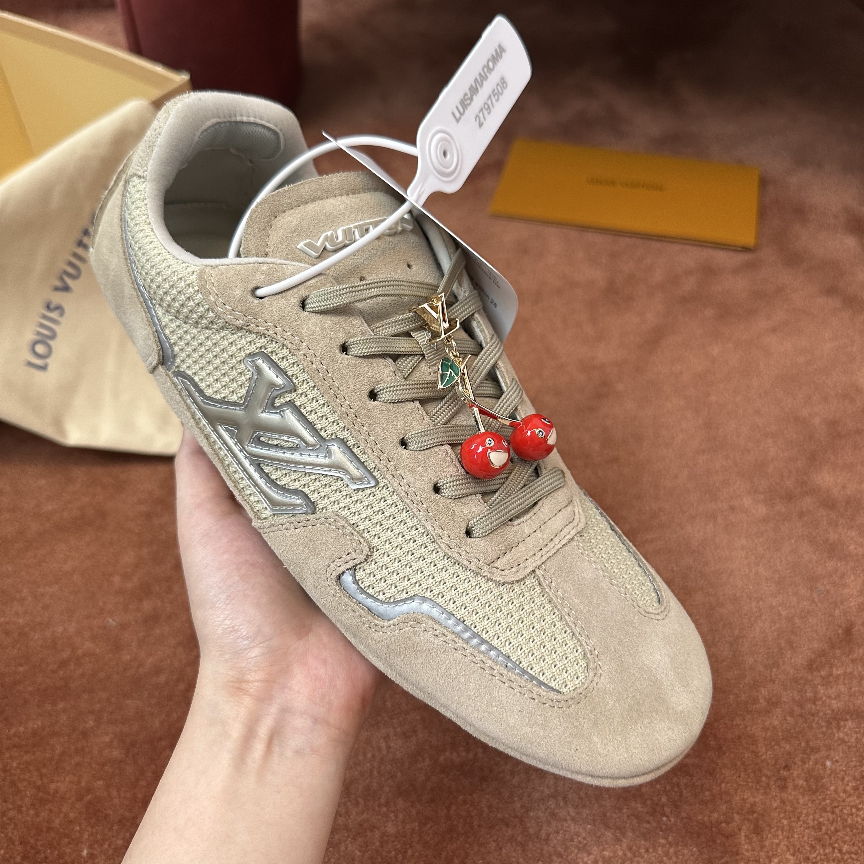 LV Footprint Soccer Sneaker