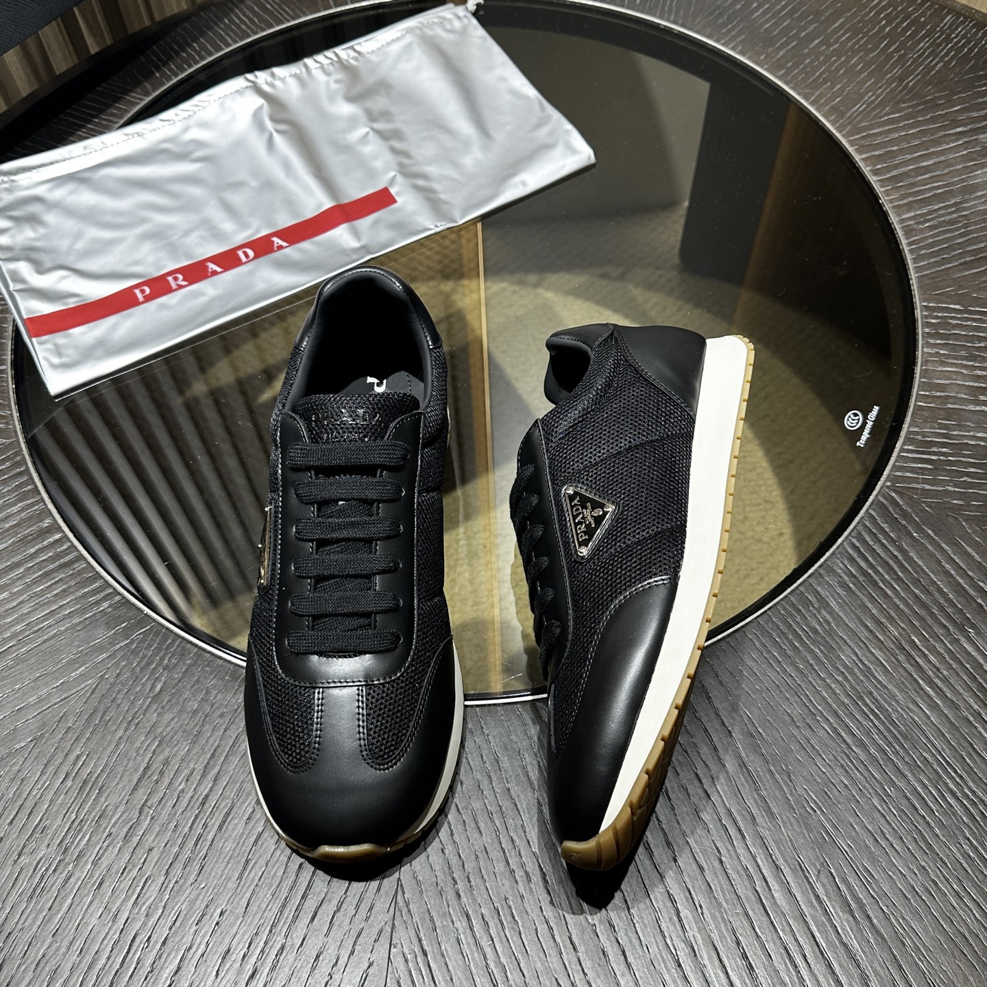 Prada Leather Sneakers