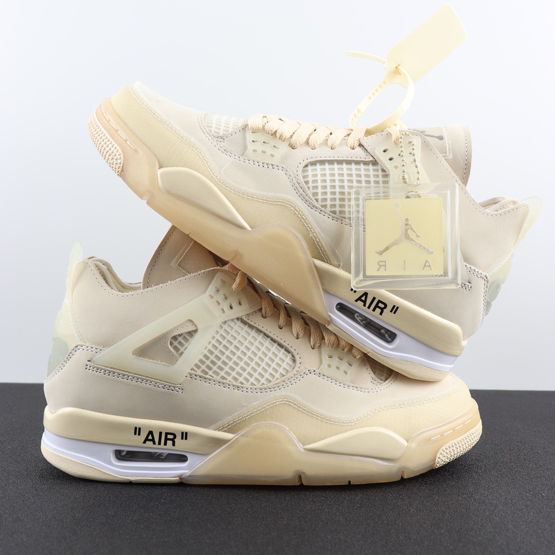 Off-White x Air Jordan 4 SP  CV9388-100
