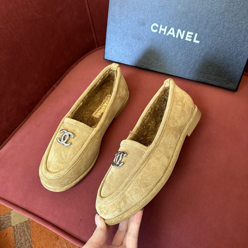 Chanel Suede loafers