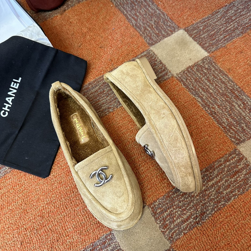 Chanel Suede loafers