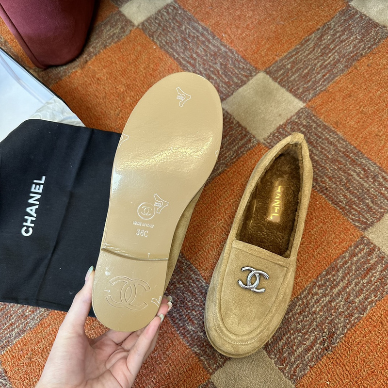 Chanel Suede loafers