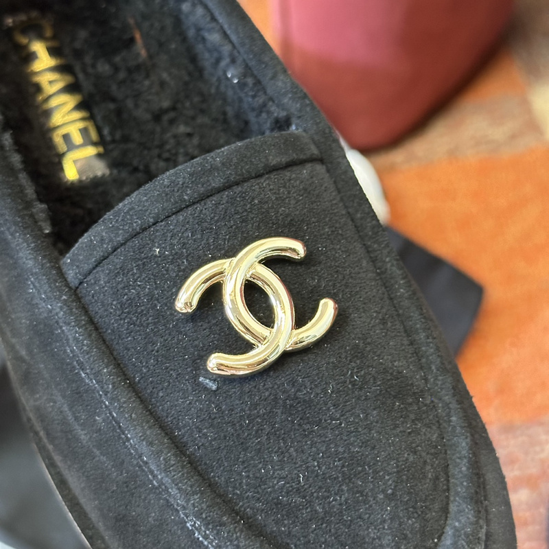 Chanel Suede loafers