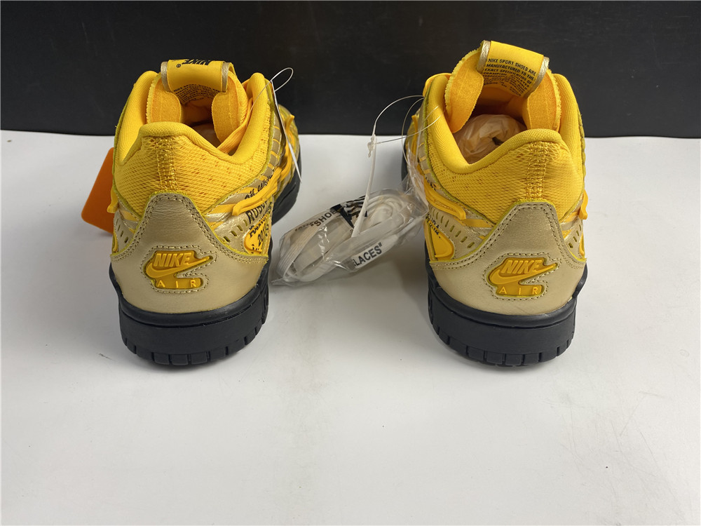 OFF-WHITE x Nike Air Rubber Dunk  University Gold CU6015-100