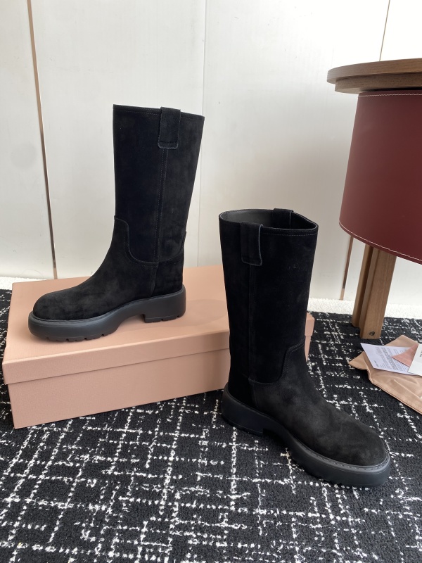 Black Stivaletti Scamosciato