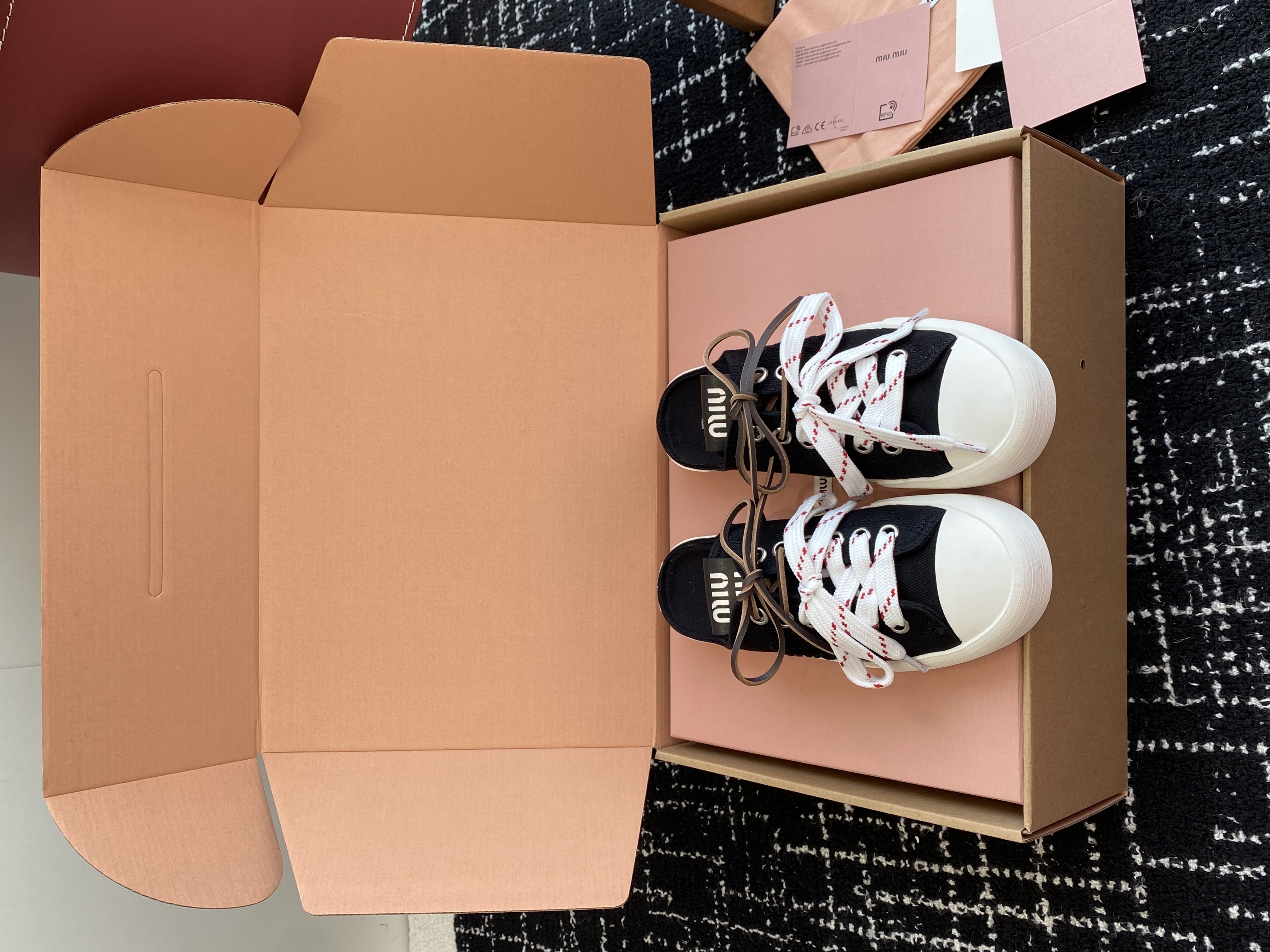 Black Washed Denim Sneakers