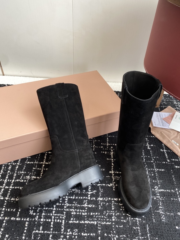 Black Stivaletti Scamosciato