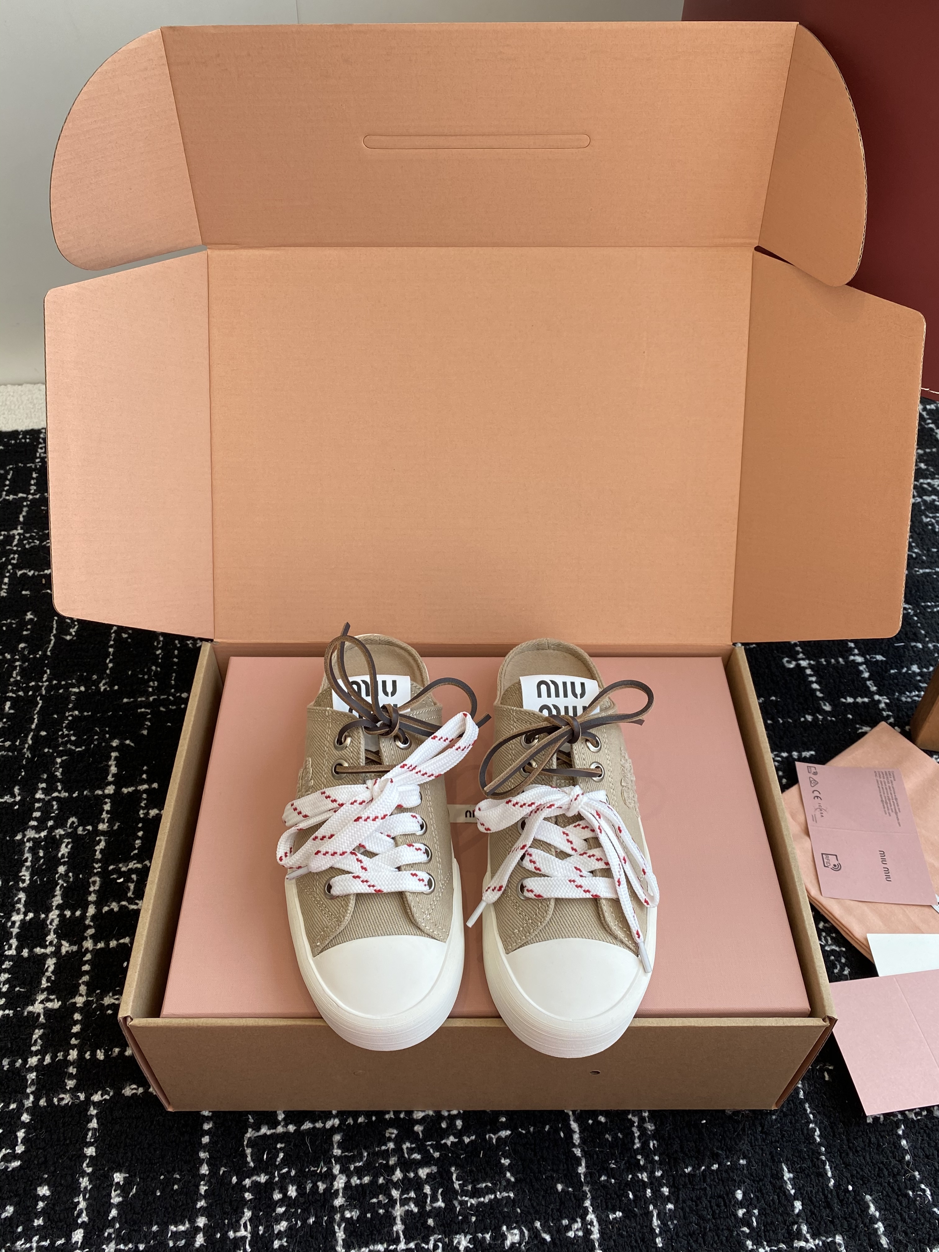 Washed Denim Sneakers