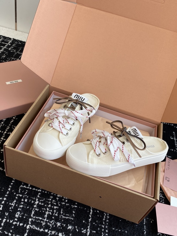 Washed Denim Sneakers