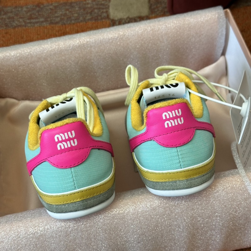 MIU MIU Gymnasium Technical Fabric Suede