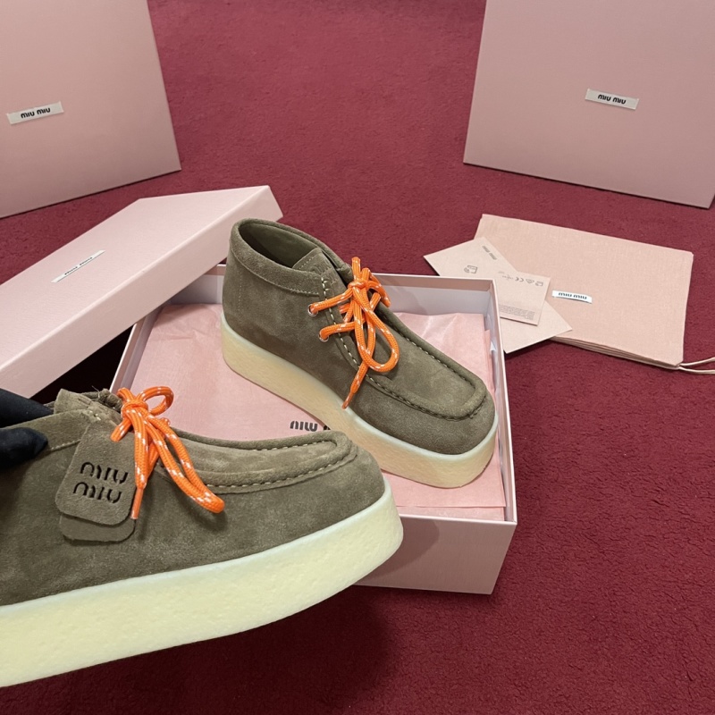 Miu Miu Suede Desert Boots