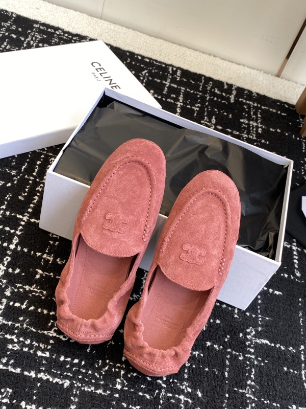 CELINE ADAM LOAFER IN SUEDE CALFSKIN