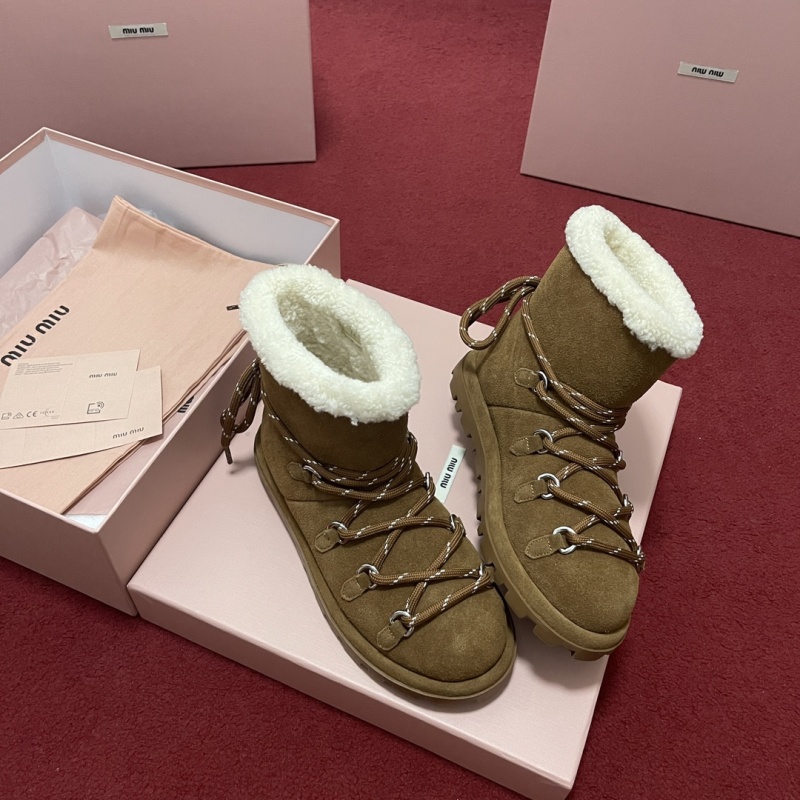 MIU MIU SUEDE ANKLE BOOTS