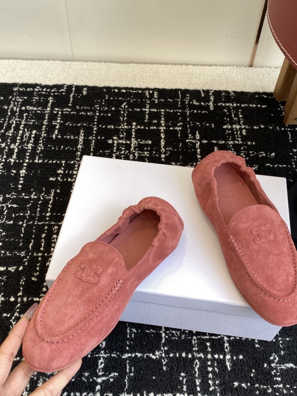 CELINE ADAM LOAFER IN SUEDE CALFSKIN
