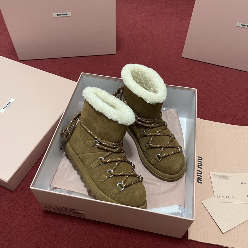 MIU MIU SUEDE ANKLE BOOTS