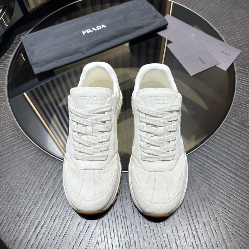 Prada suede and Re-Nylon sneakers