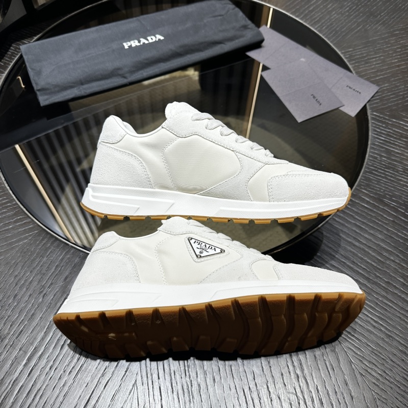 Prada suede and Re-Nylon sneakers