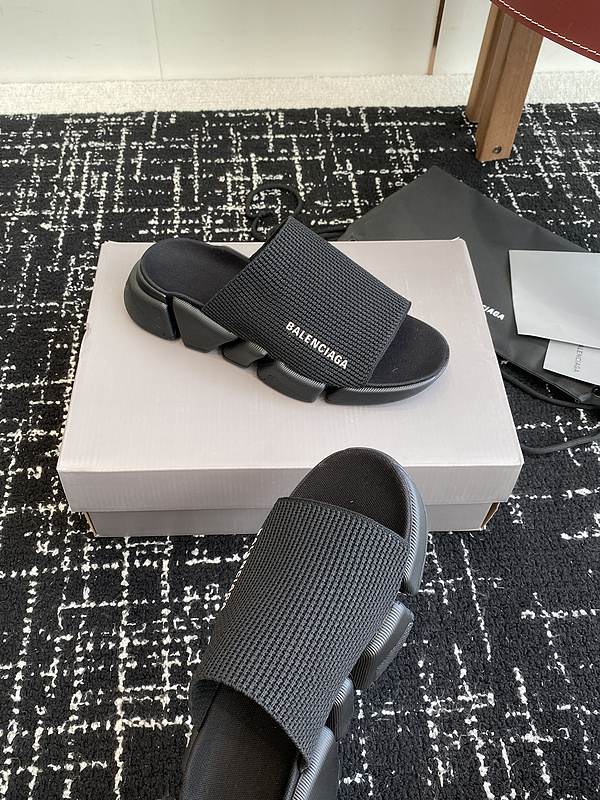 Balenciaga Speed 2.0 Recycled Knit Slide Sandals