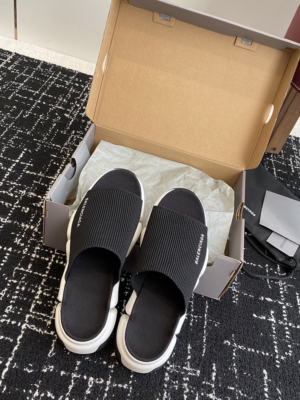 Balenciaga Speed 2.0 Recycled Knit Slide Sandals