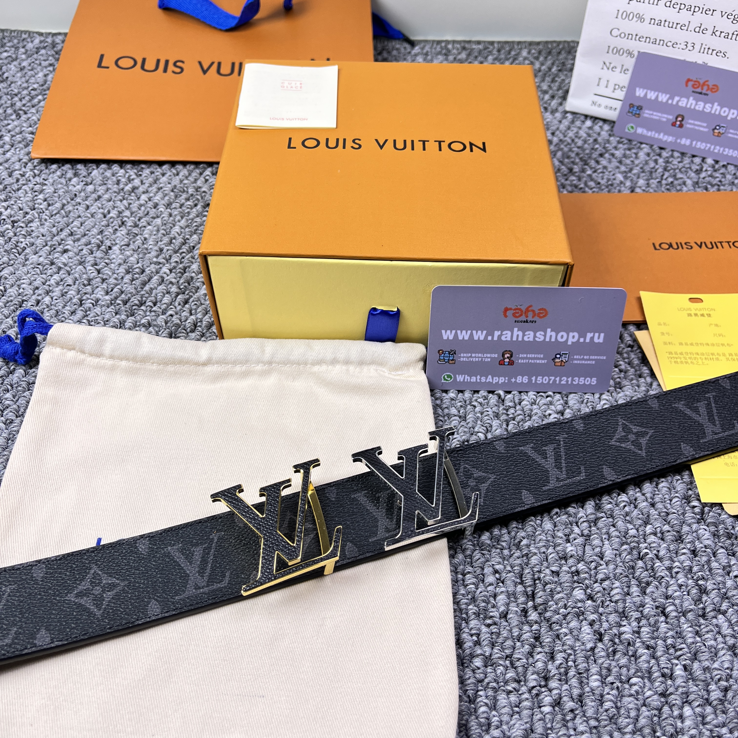 LV Initiales 40mm Reversible Belt