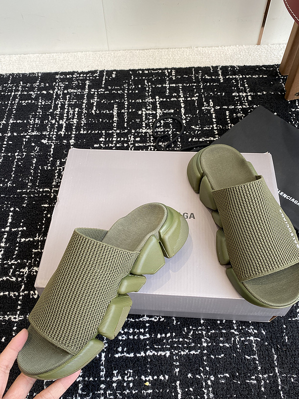 Balenciaga Speed 2.0 Recycled Knit Slide Sandals
