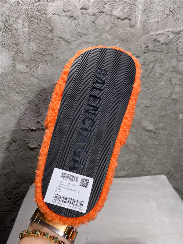 Balenciaga Furry Slides 