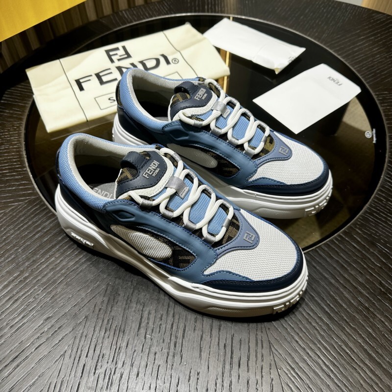 Fendi Force sneakers Leather Blue