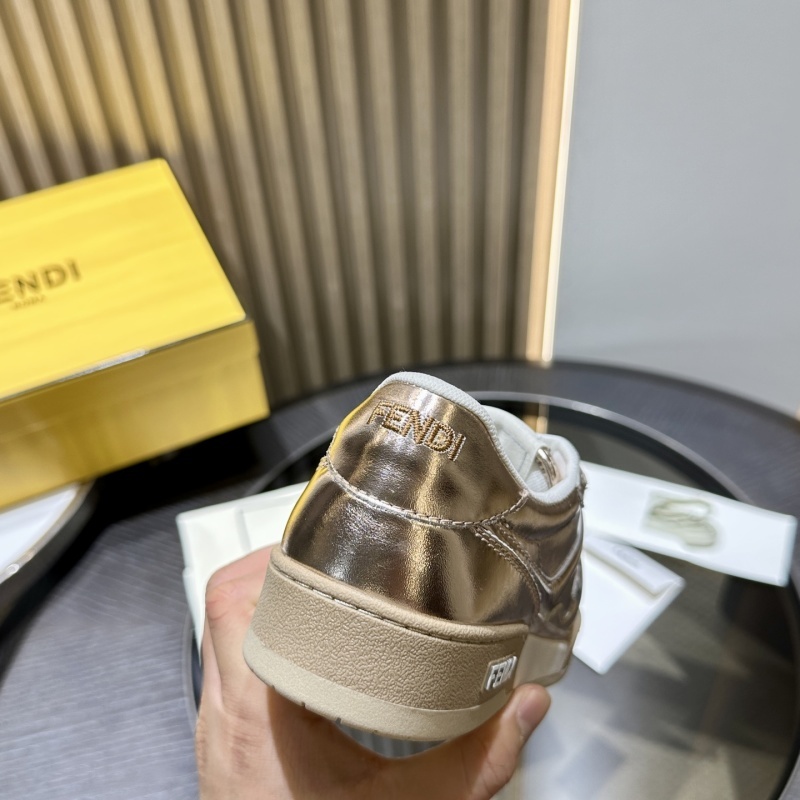 Fendi Match Leather Sneaker