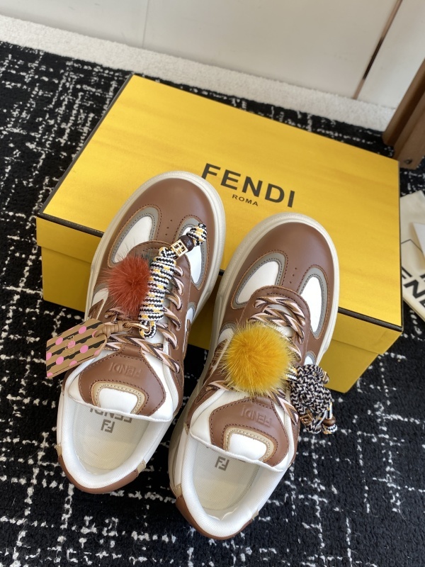 Fendi Match Leather Brown