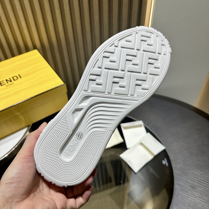 Fendi Force Low-Top Sneakers In White