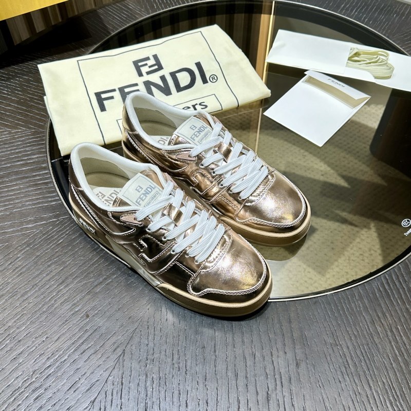 Fendi Match Leather Sneaker