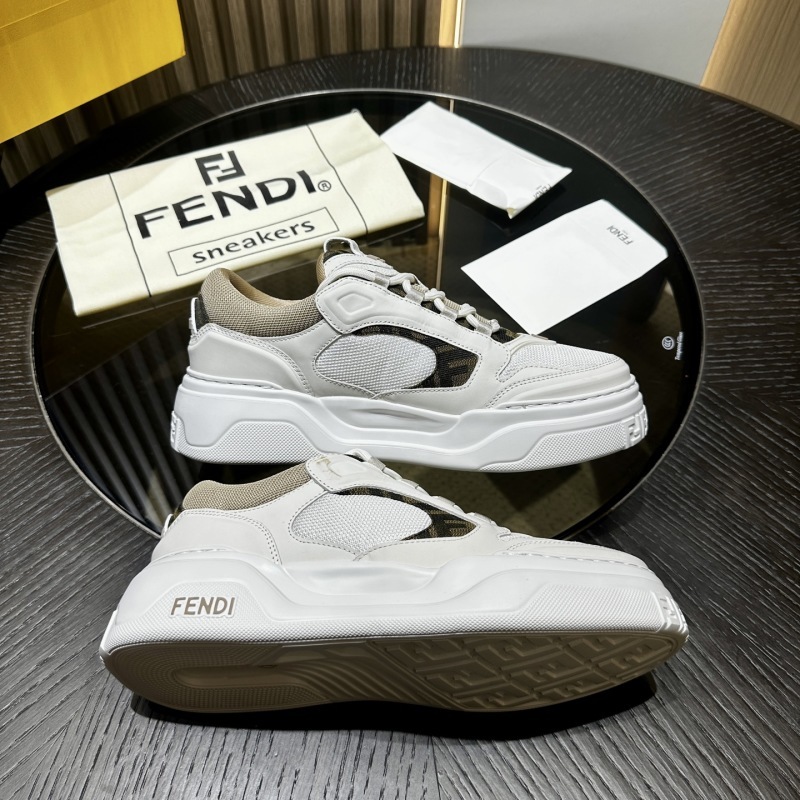 Fendi Force Sneakers  White