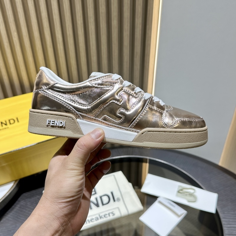Fendi Match Leather Sneaker