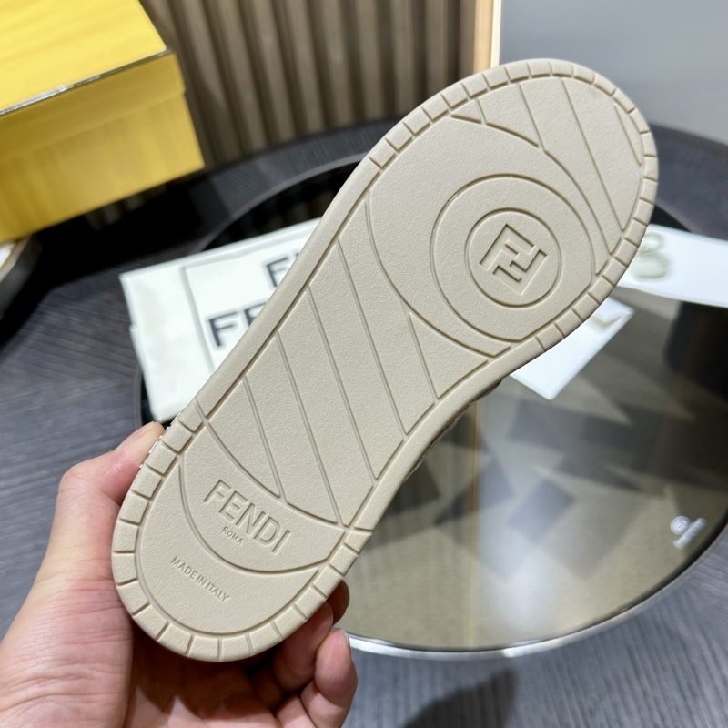 Fendi Match Leather Sneaker