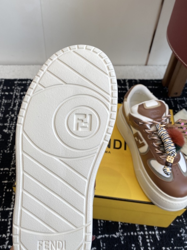 Fendi Match Leather Brown
