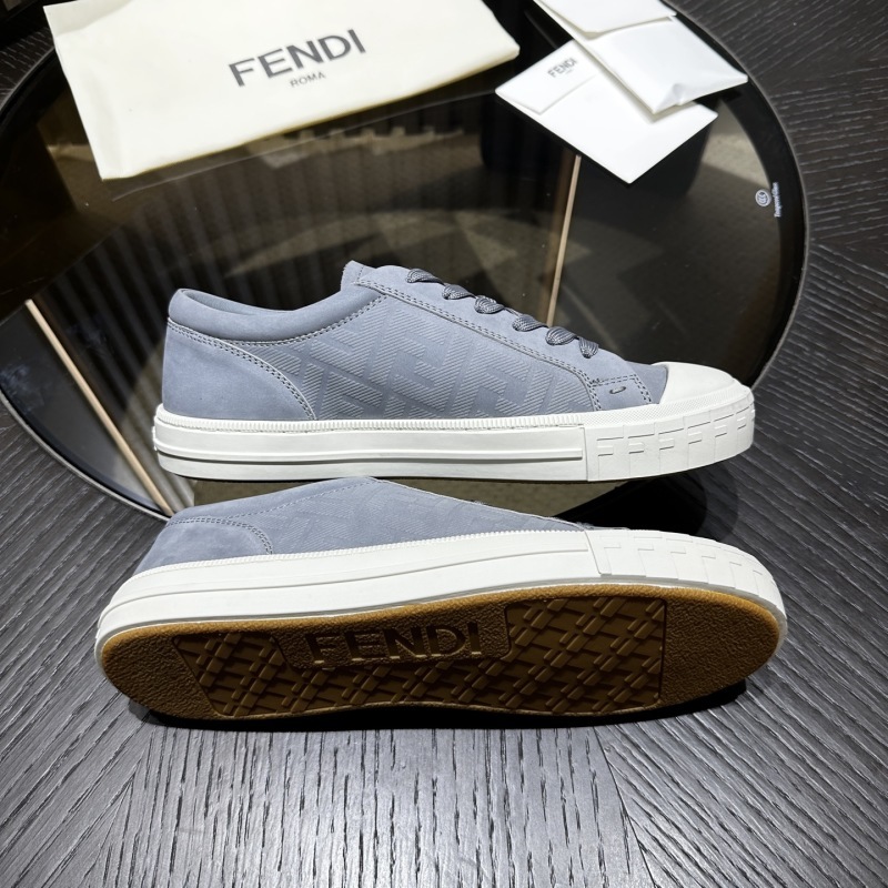 Fendi Domino Trainers in Natural