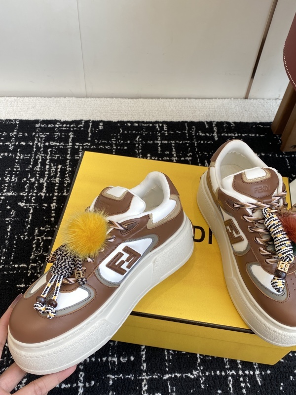 Fendi Match Leather Brown