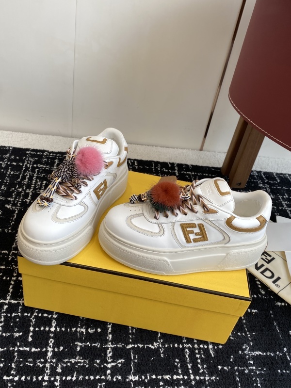 Fendi Match Leather White