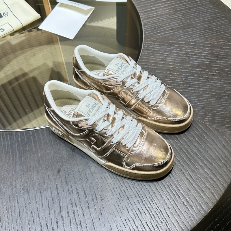 Fendi Match Leather Sneaker