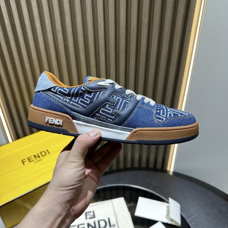 Fendi Match Sneakers Fabric Blue