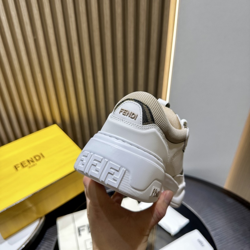 Fendi Force Sneakers  White