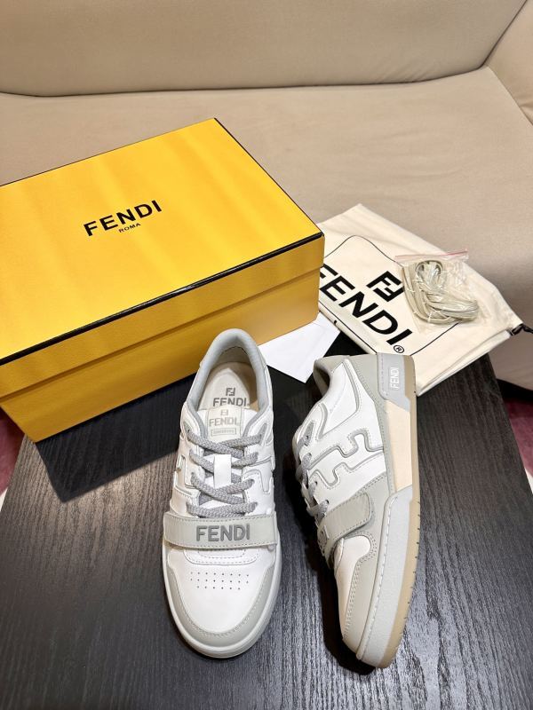 Fendi Match Leather Sneaker