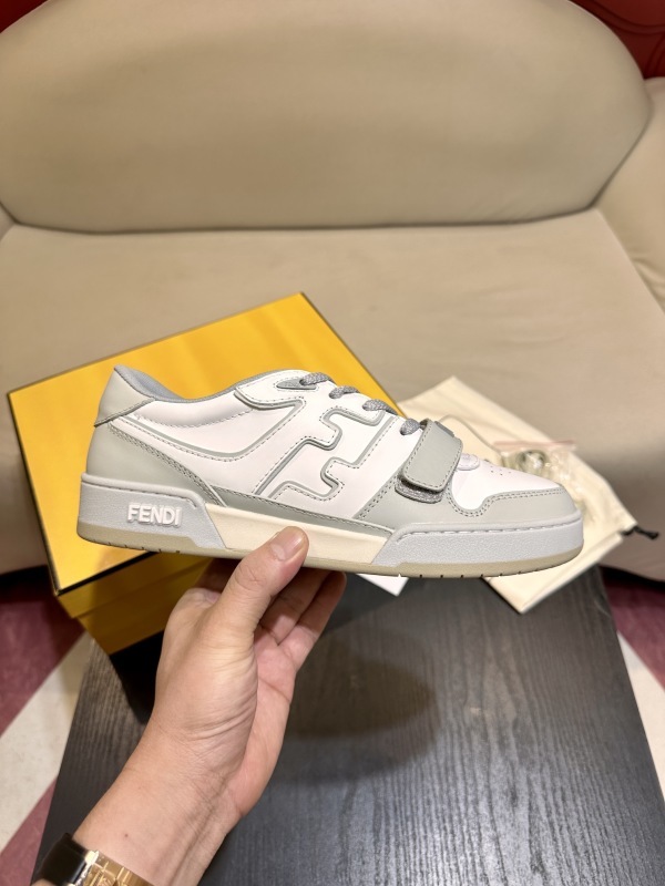 Fendi Match Leather Sneaker